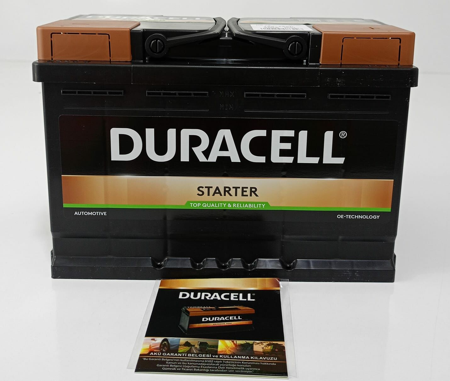 Duracell 72 Amper Akü 12v