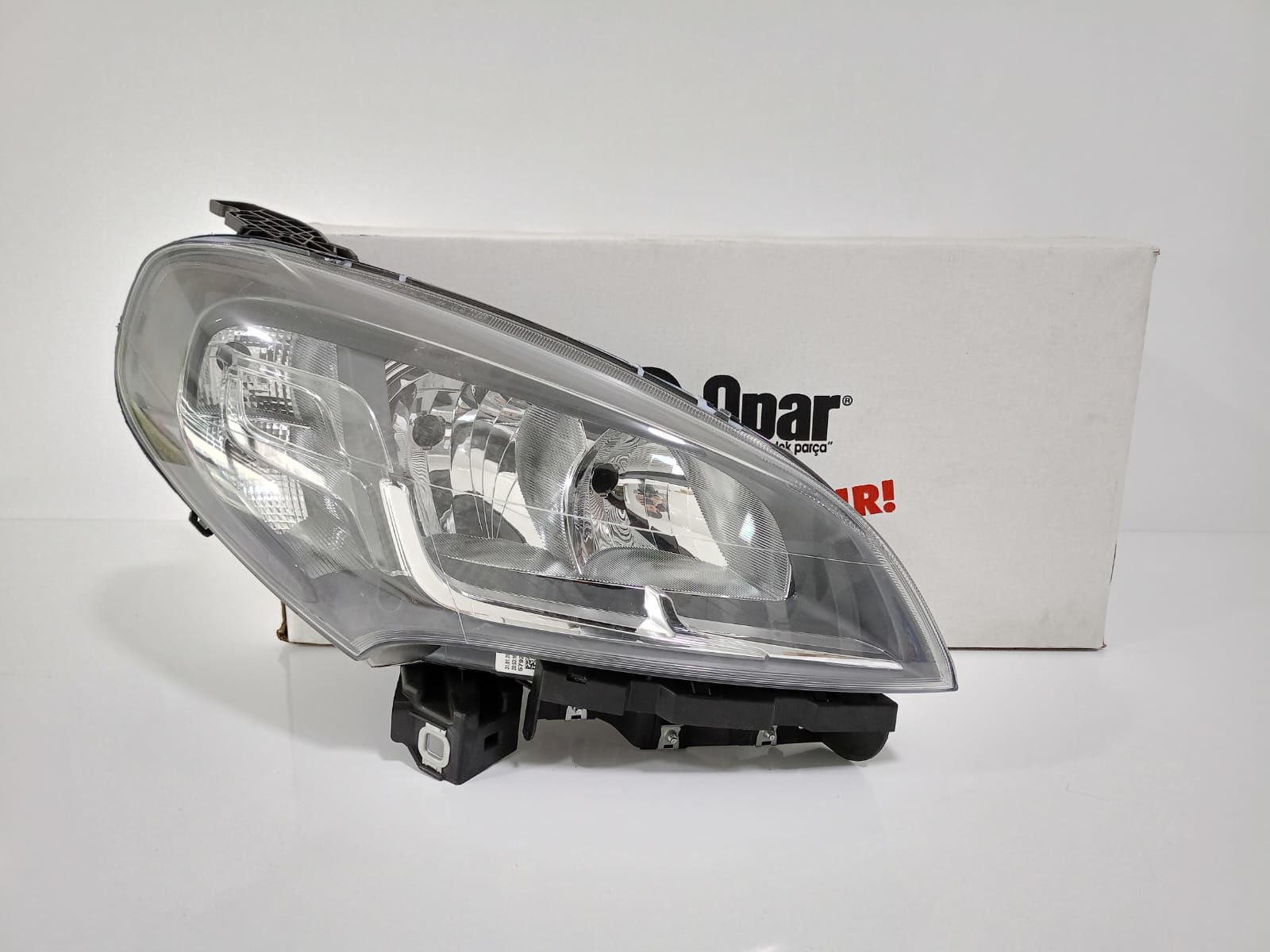 Sağ Far | Doblo (2015-2023) Motorlu - Siyah Çerçeveli - Orijinal