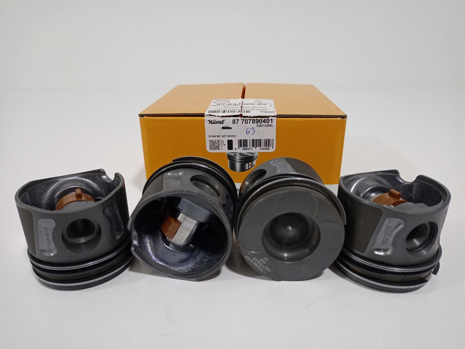 Piston Sekman | Linea Grande Punto Doblo Fiorino 1.3 Jtd 0.40 Takım 0.20 mm Kısa