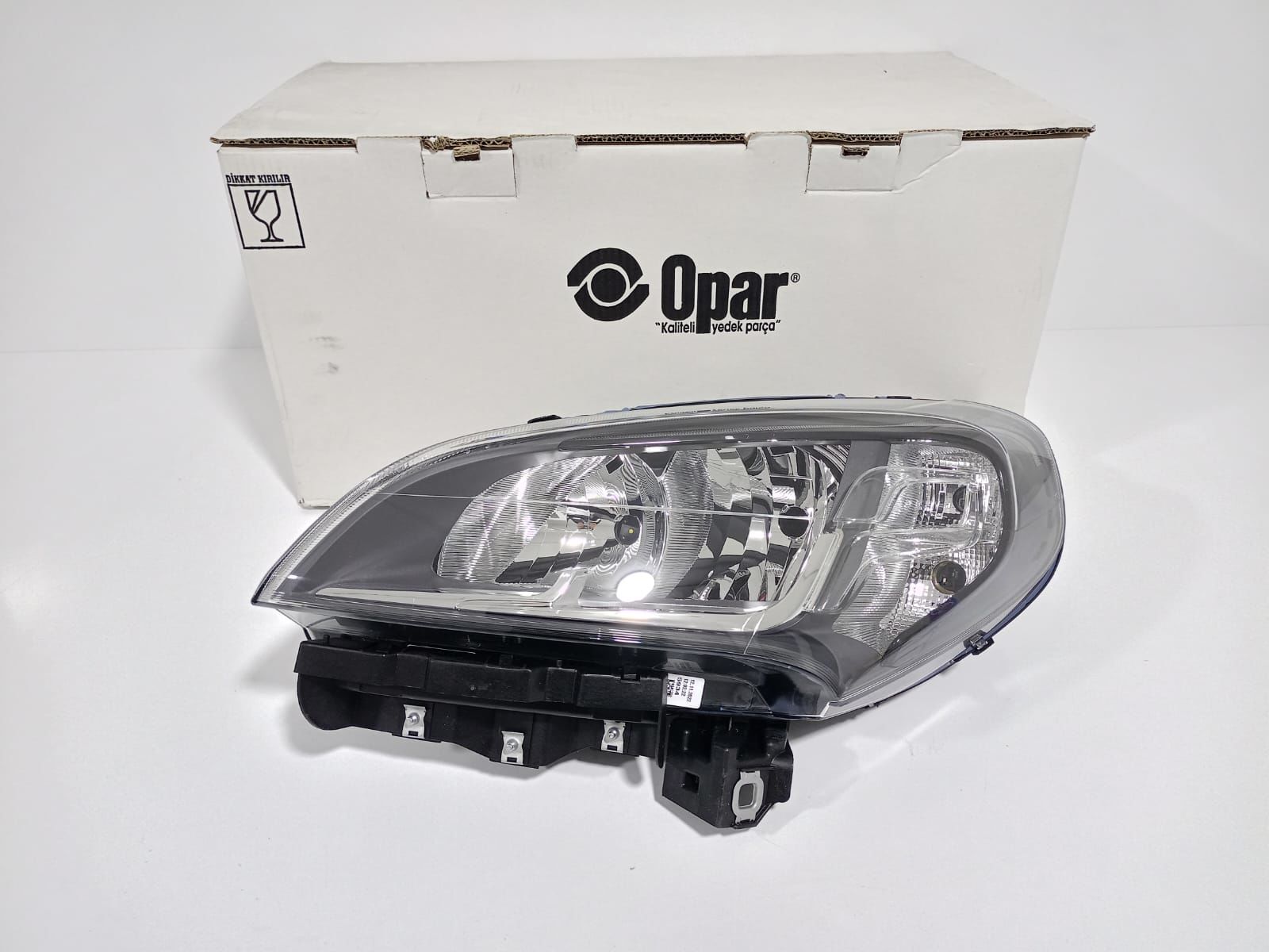 Sol Far | Doblo 2015-2023 Motorlu - Siyah Çerçeveli - Orijinal