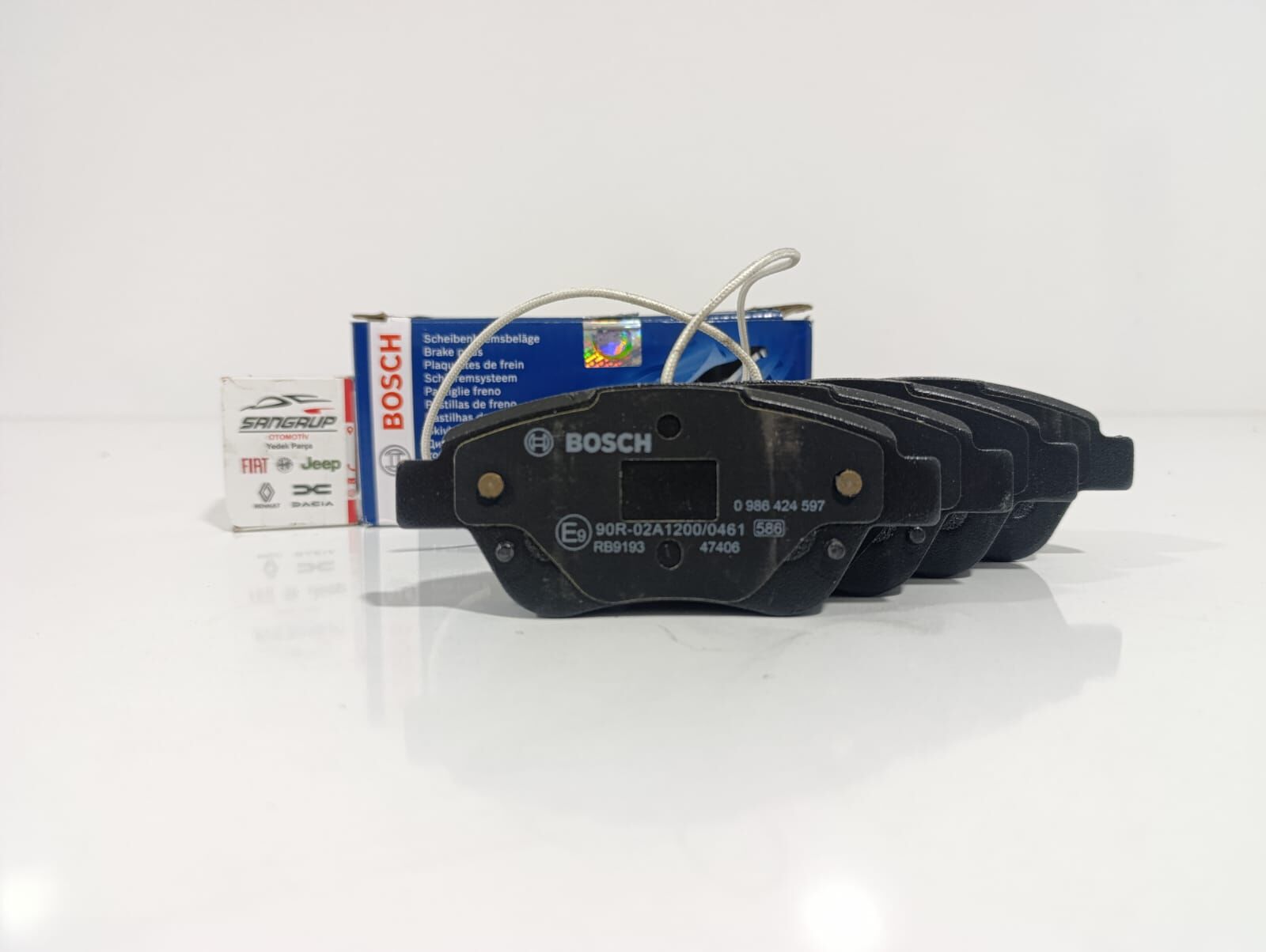 Ön Fren Balatası Fiorino Linea Grande Punto Doblo Albea Palio Stilo - Çift Fişli