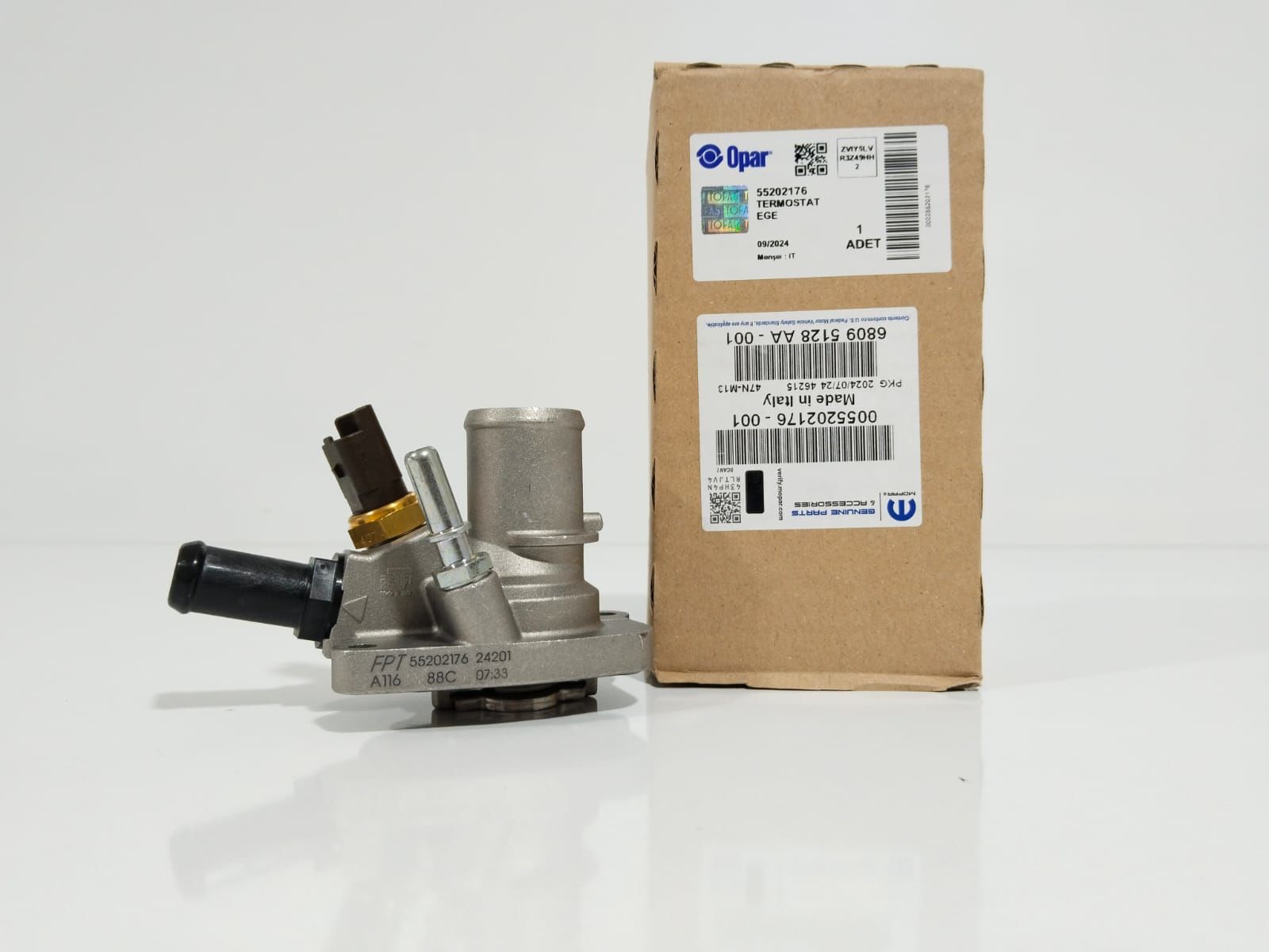 Termostat | Egea Doblo (2005 - 2015) Linea Albea Grande Punto 500L Palio 1.4